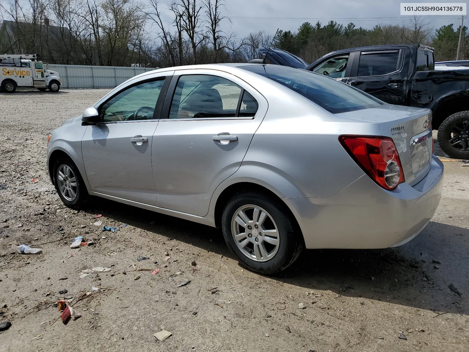 1G1JC5SH9G4136778 2016 Chevrolet Sonic Lt