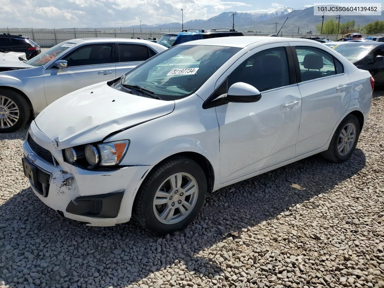 2016 Chevrolet Sonic Lt VIN: 1G1JC5SG6G4139452 Lot: 52197734