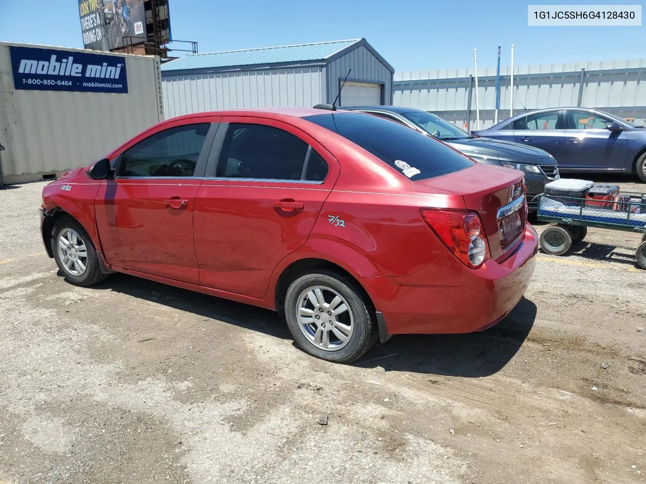 2016 Chevrolet Sonic Lt VIN: 1G1JC5SH6G4128430 Lot: 58325334