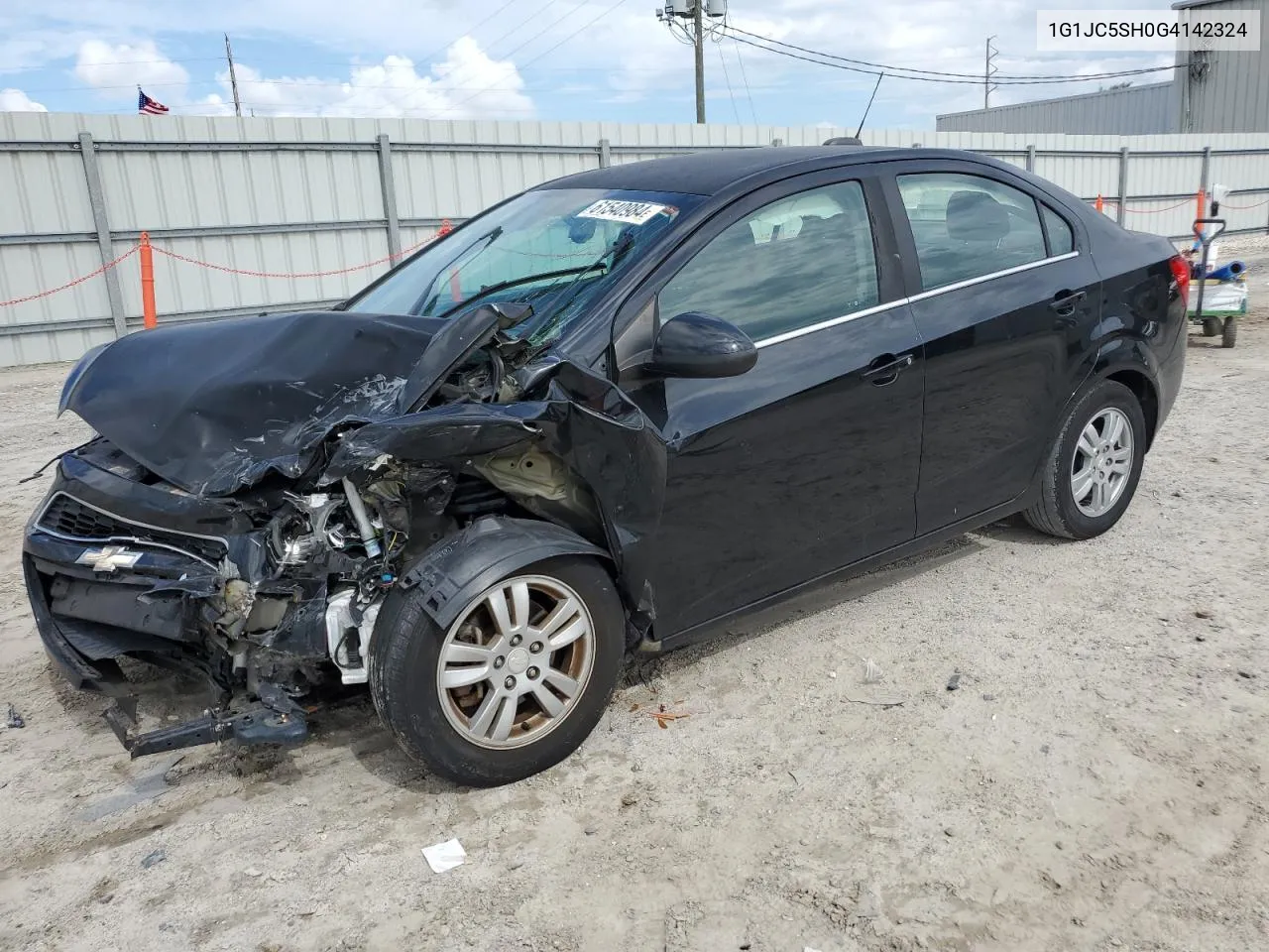 2016 Chevrolet Sonic Lt VIN: 1G1JC5SH0G4142324 Lot: 61540984