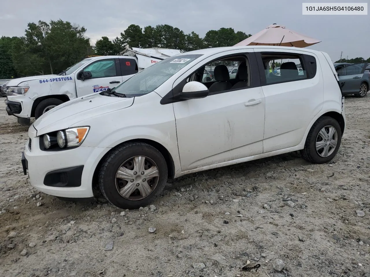 1G1JA6SH5G4106480 2016 Chevrolet Sonic Ls