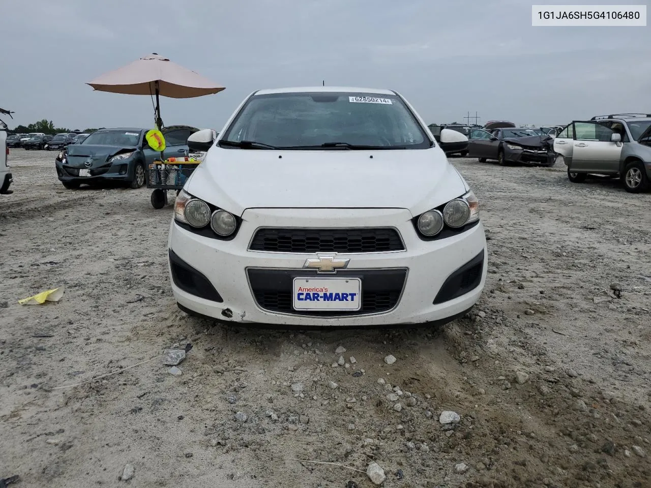 1G1JA6SH5G4106480 2016 Chevrolet Sonic Ls