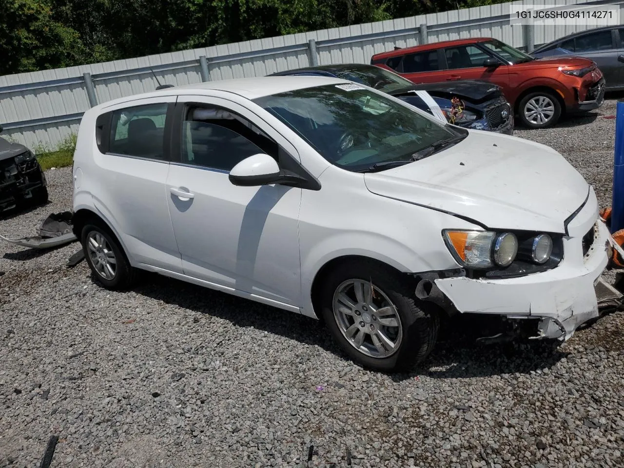 2016 Chevrolet Sonic Lt VIN: 1G1JC6SH0G4114271 Lot: 63396064