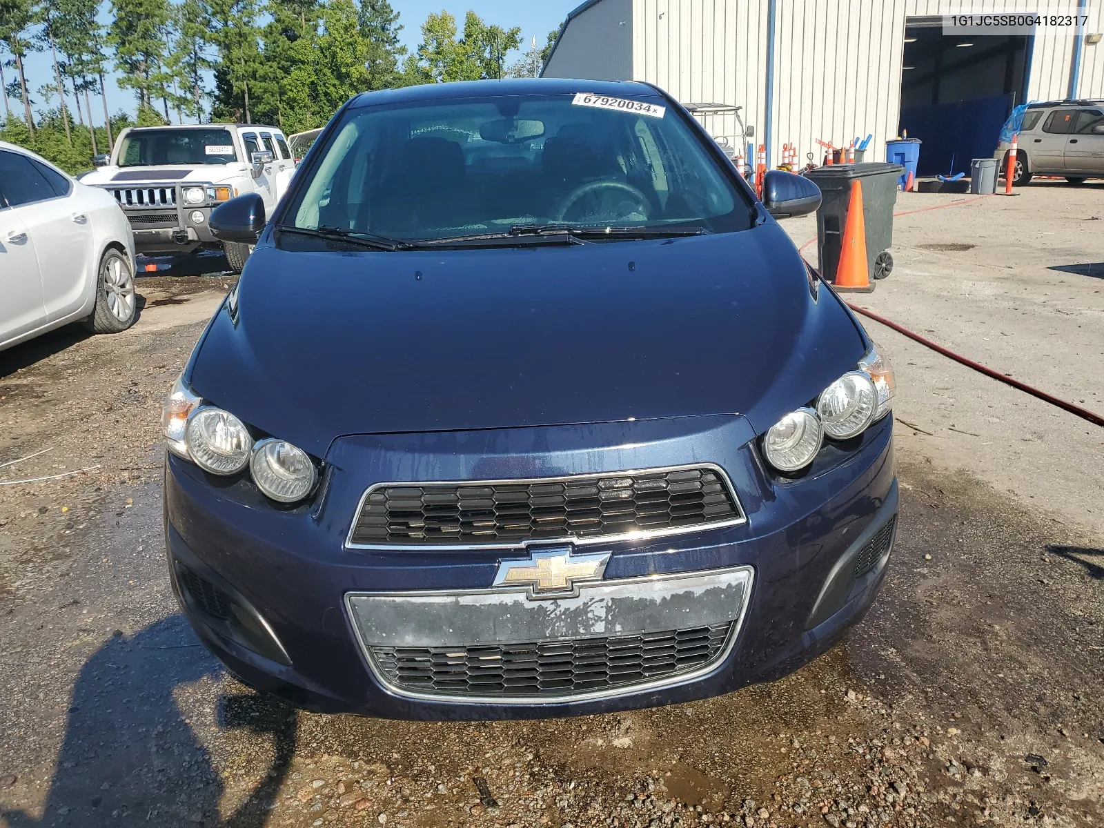 2016 Chevrolet Sonic Lt VIN: 1G1JC5SB0G4182317 Lot: 67920034