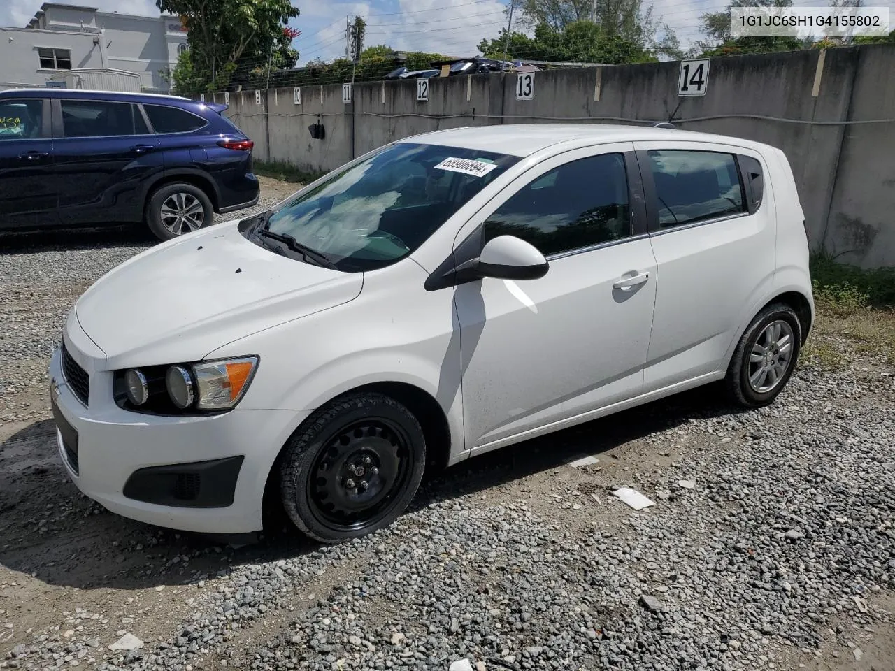 1G1JC6SH1G4155802 2016 Chevrolet Sonic Lt