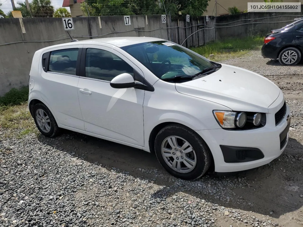 1G1JC6SH1G4155802 2016 Chevrolet Sonic Lt