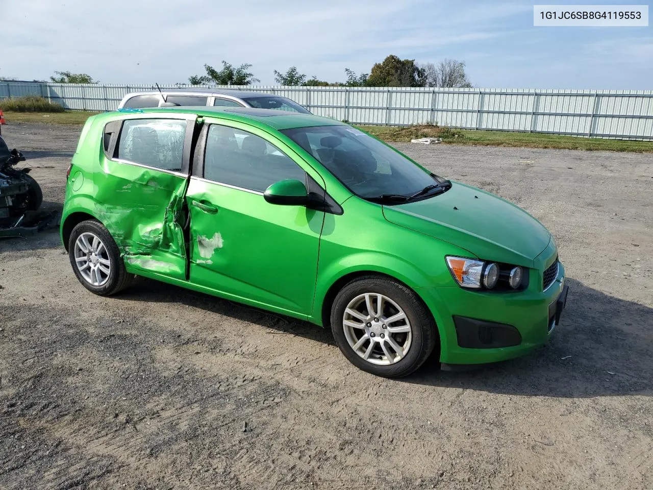 1G1JC6SB8G4119553 2016 Chevrolet Sonic Lt