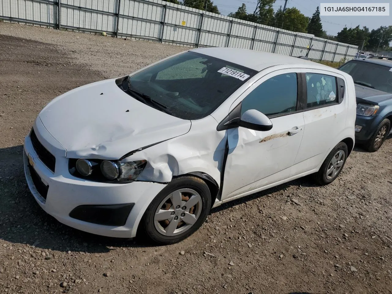 1G1JA6SH0G4167185 2016 Chevrolet Sonic Ls