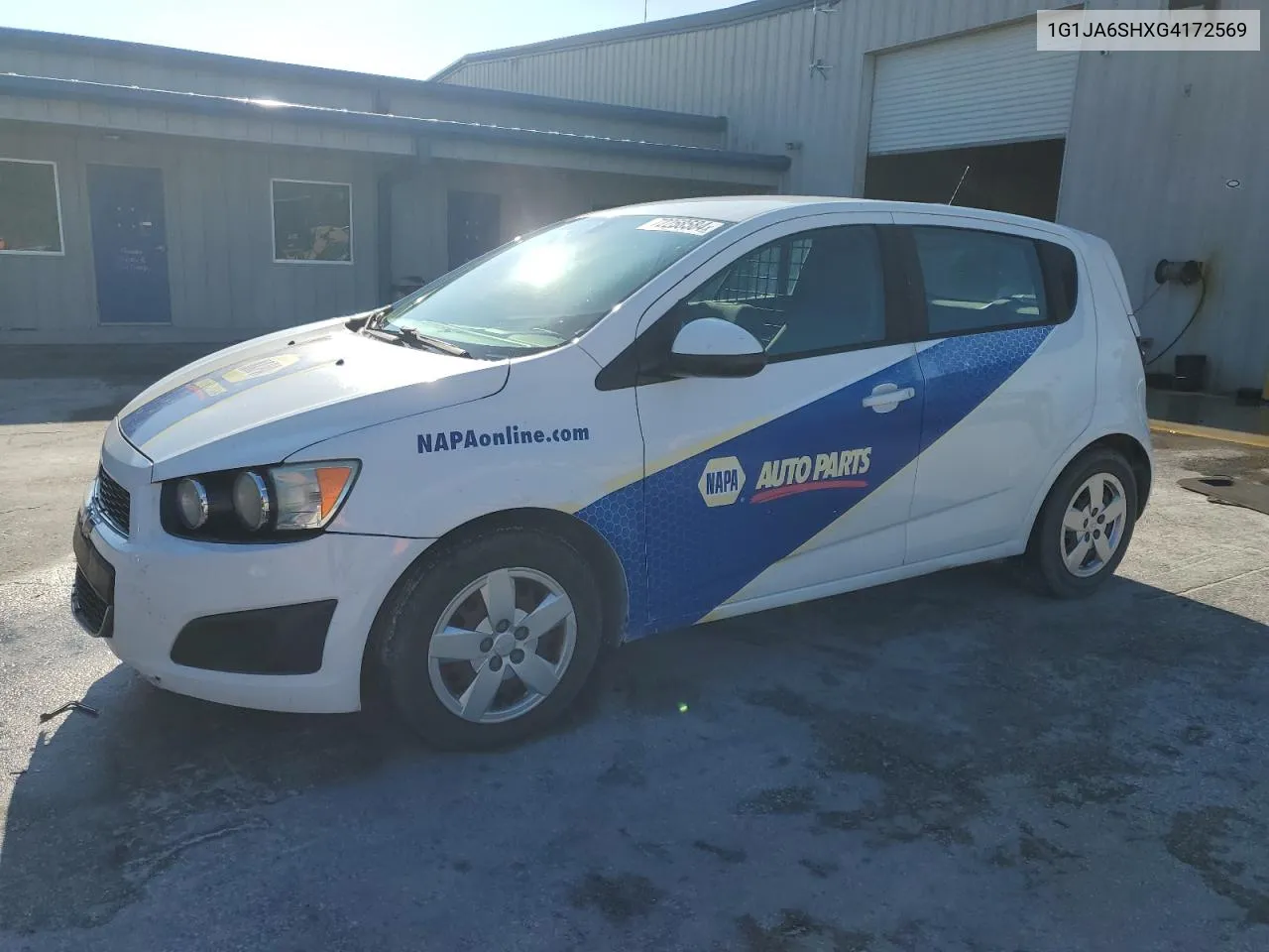 2016 Chevrolet Sonic Ls VIN: 1G1JA6SHXG4172569 Lot: 72258584