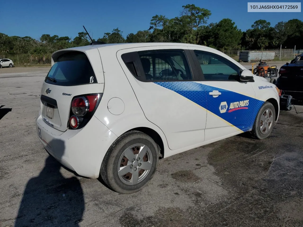 1G1JA6SHXG4172569 2016 Chevrolet Sonic Ls