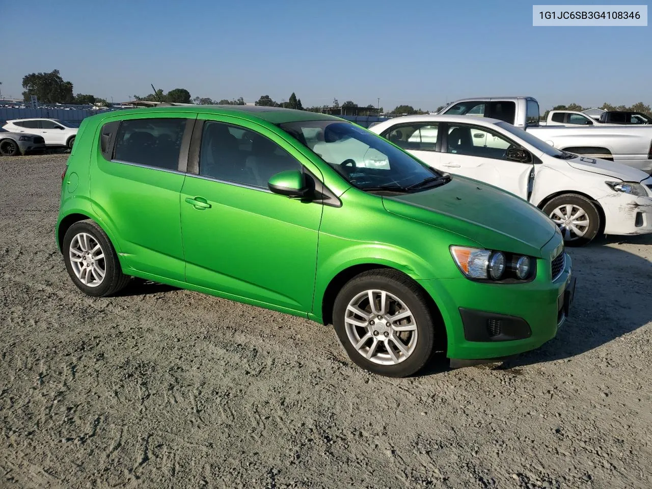 2016 Chevrolet Sonic Lt VIN: 1G1JC6SB3G4108346 Lot: 72737954