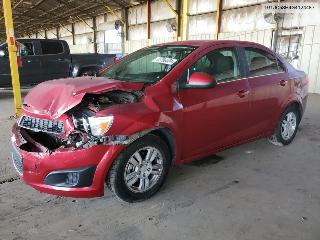 2016 Chevrolet Sonic Lt VIN: 1G1JC5SH4G4124487 Lot: 72796504