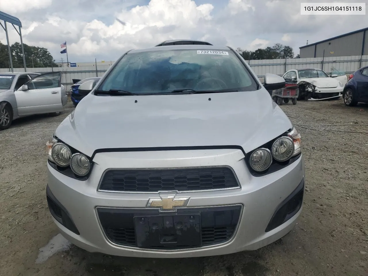 2016 Chevrolet Sonic Lt VIN: 1G1JC6SH1G4151118 Lot: 73212034