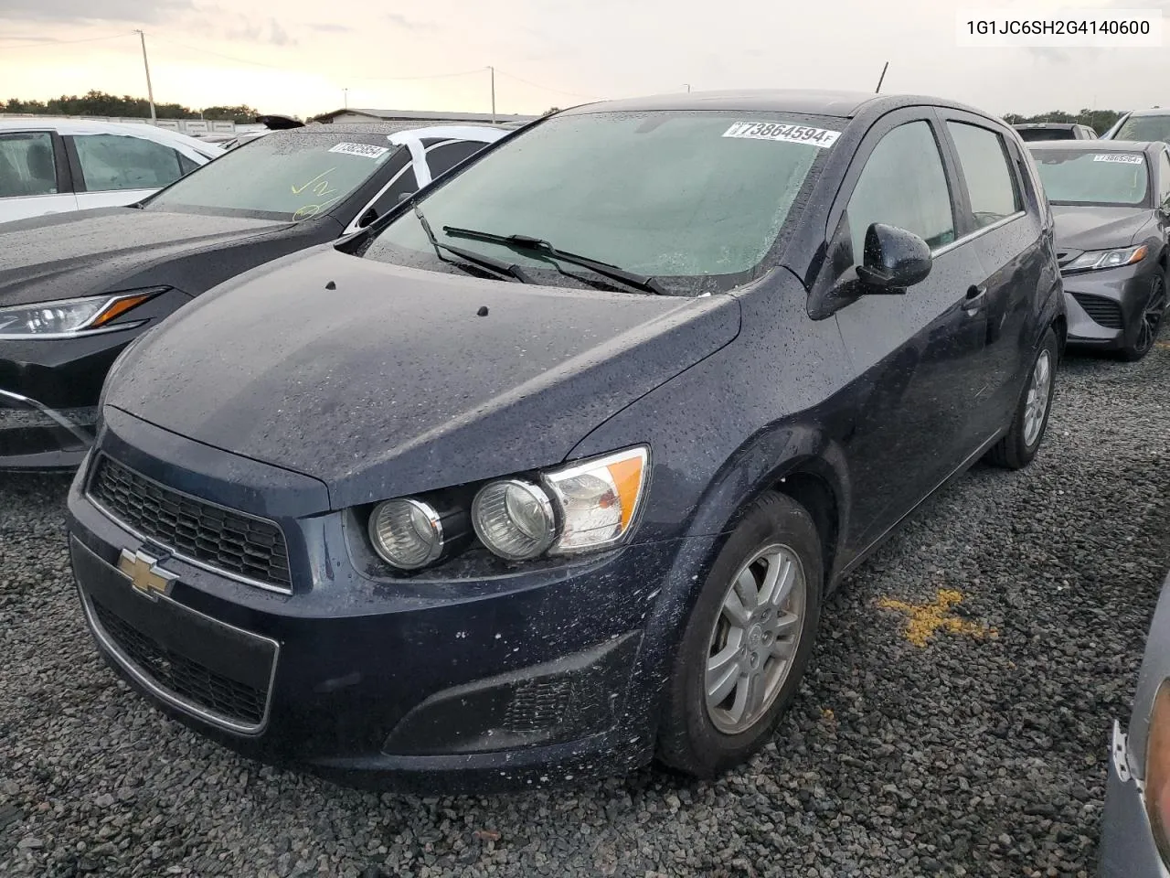 1G1JC6SH2G4140600 2016 Chevrolet Sonic Lt