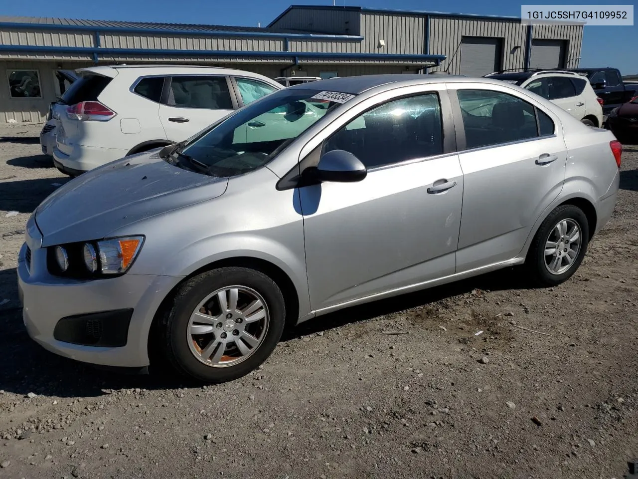 2016 Chevrolet Sonic Lt VIN: 1G1JC5SH7G4109952 Lot: 74133334