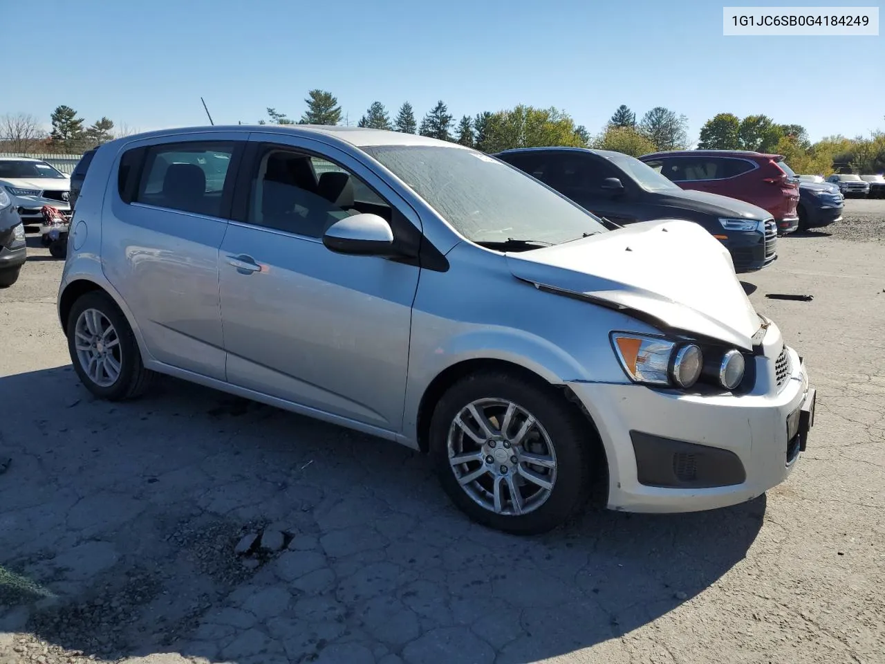 2016 Chevrolet Sonic Lt VIN: 1G1JC6SB0G4184249 Lot: 75134984