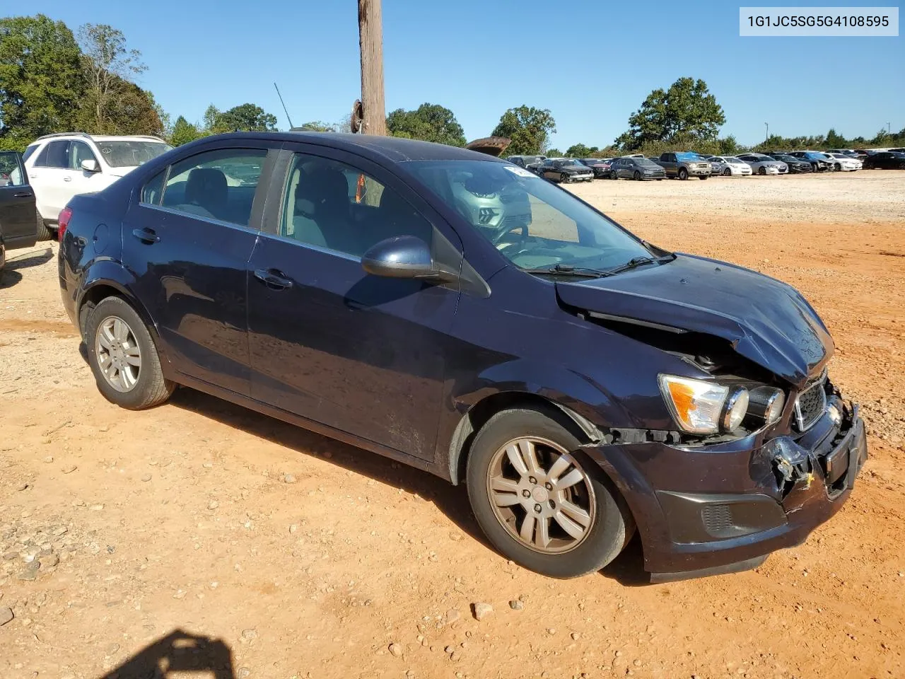 2016 Chevrolet Sonic Lt VIN: 1G1JC5SG5G4108595 Lot: 75402564