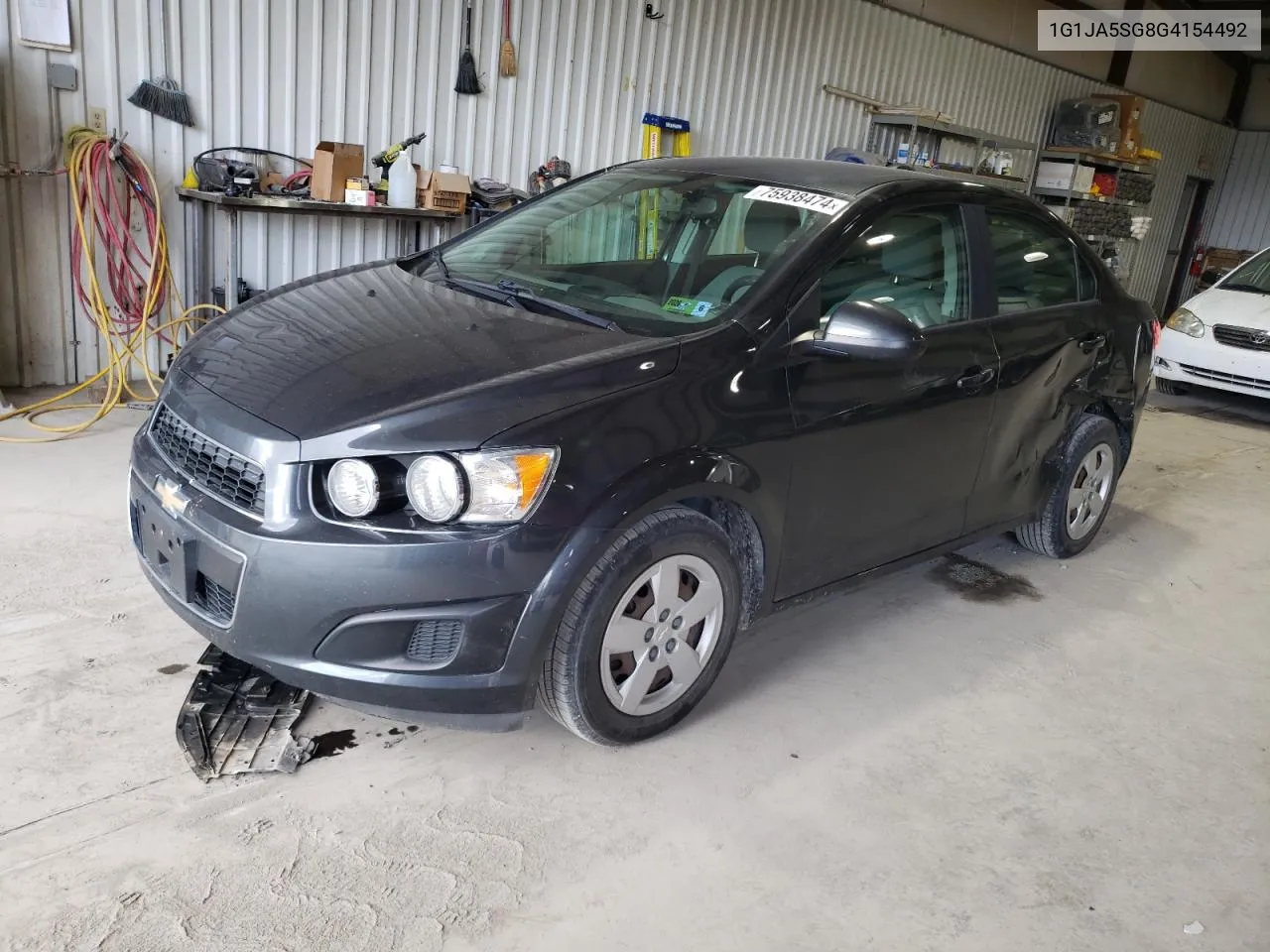 2016 Chevrolet Sonic Ls VIN: 1G1JA5SG8G4154492 Lot: 75938474