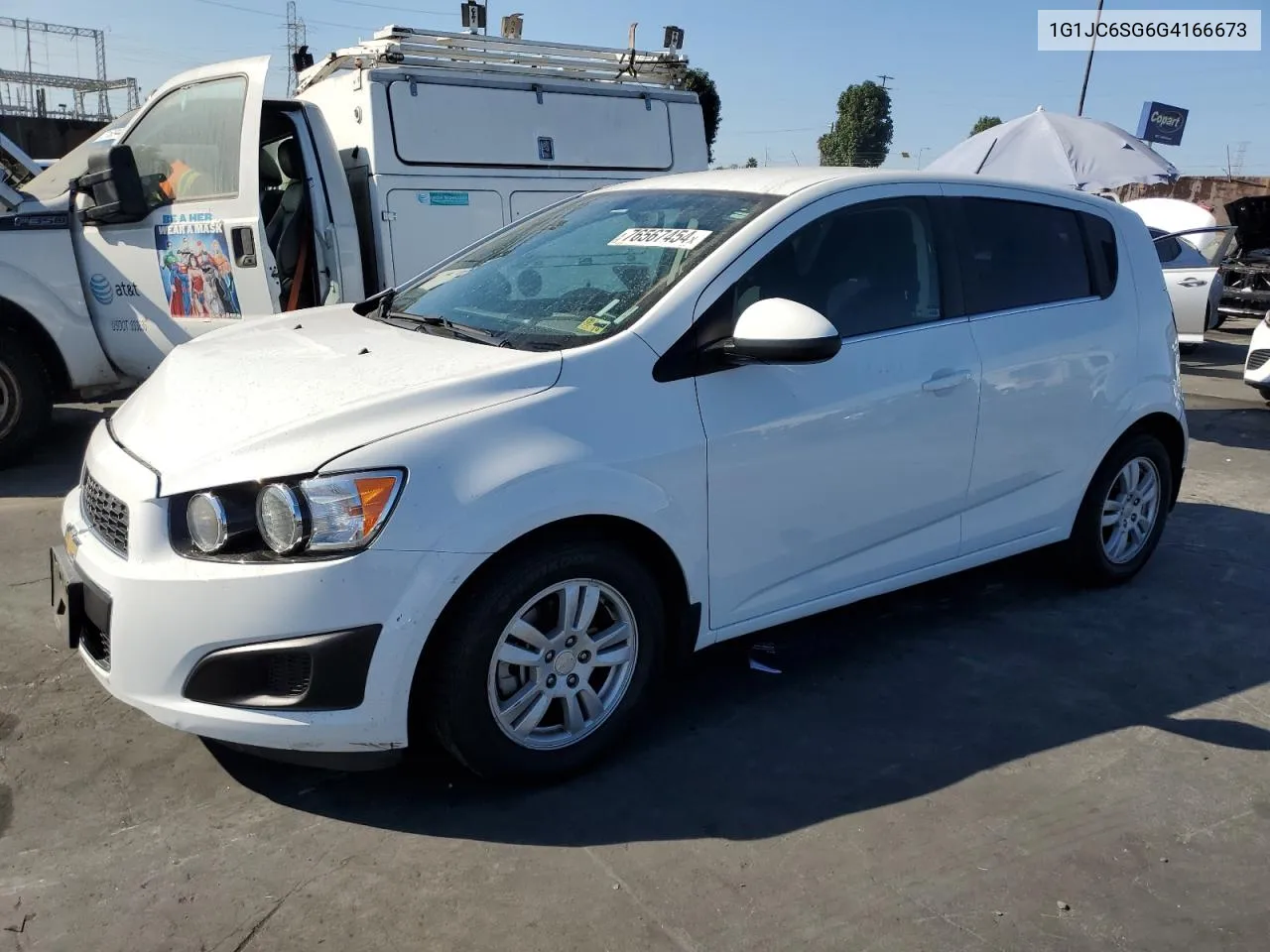 2016 Chevrolet Sonic Lt VIN: 1G1JC6SG6G4166673 Lot: 76567454