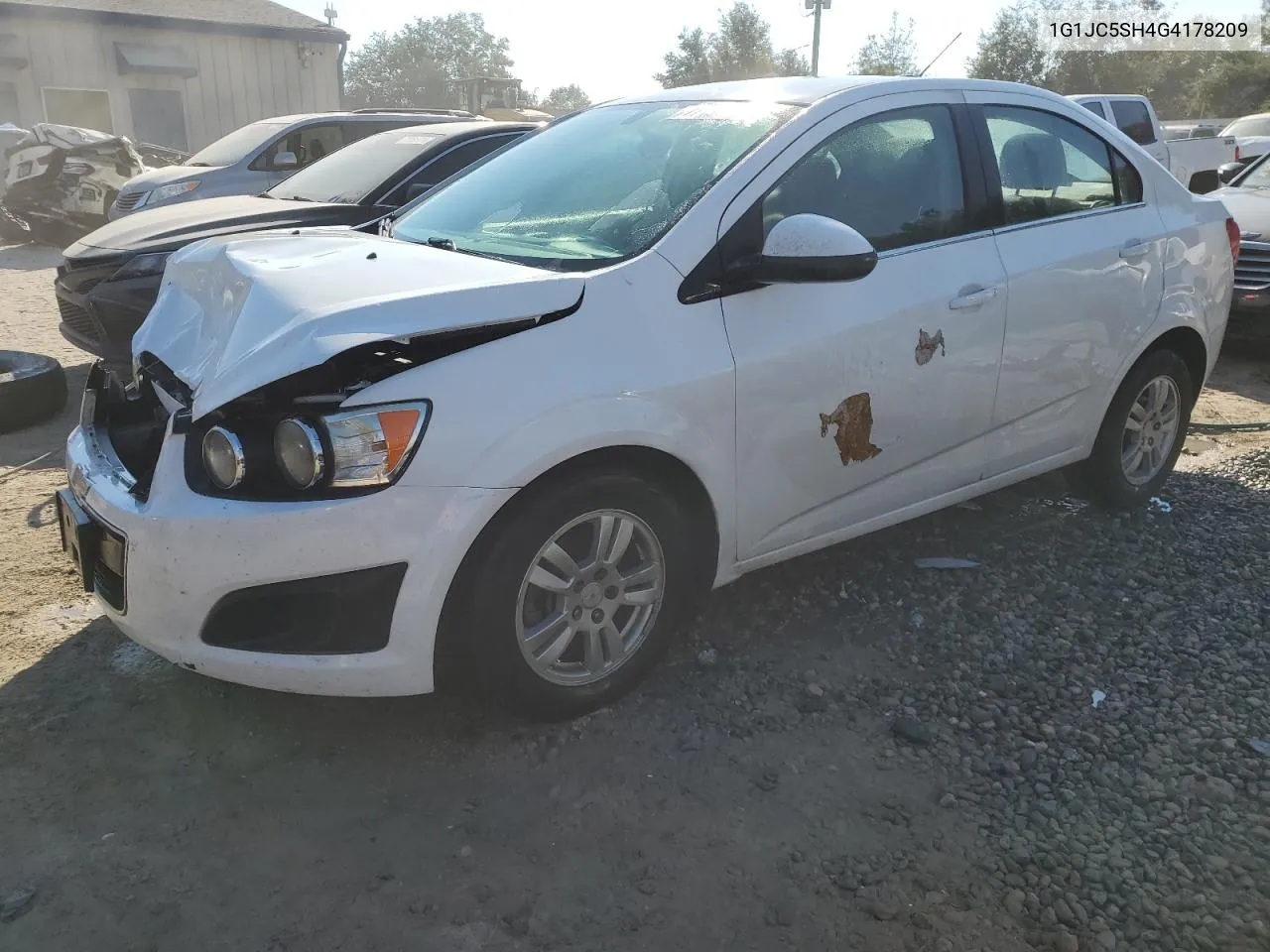 2016 Chevrolet Sonic Lt VIN: 1G1JC5SH4G4178209 Lot: 77136004