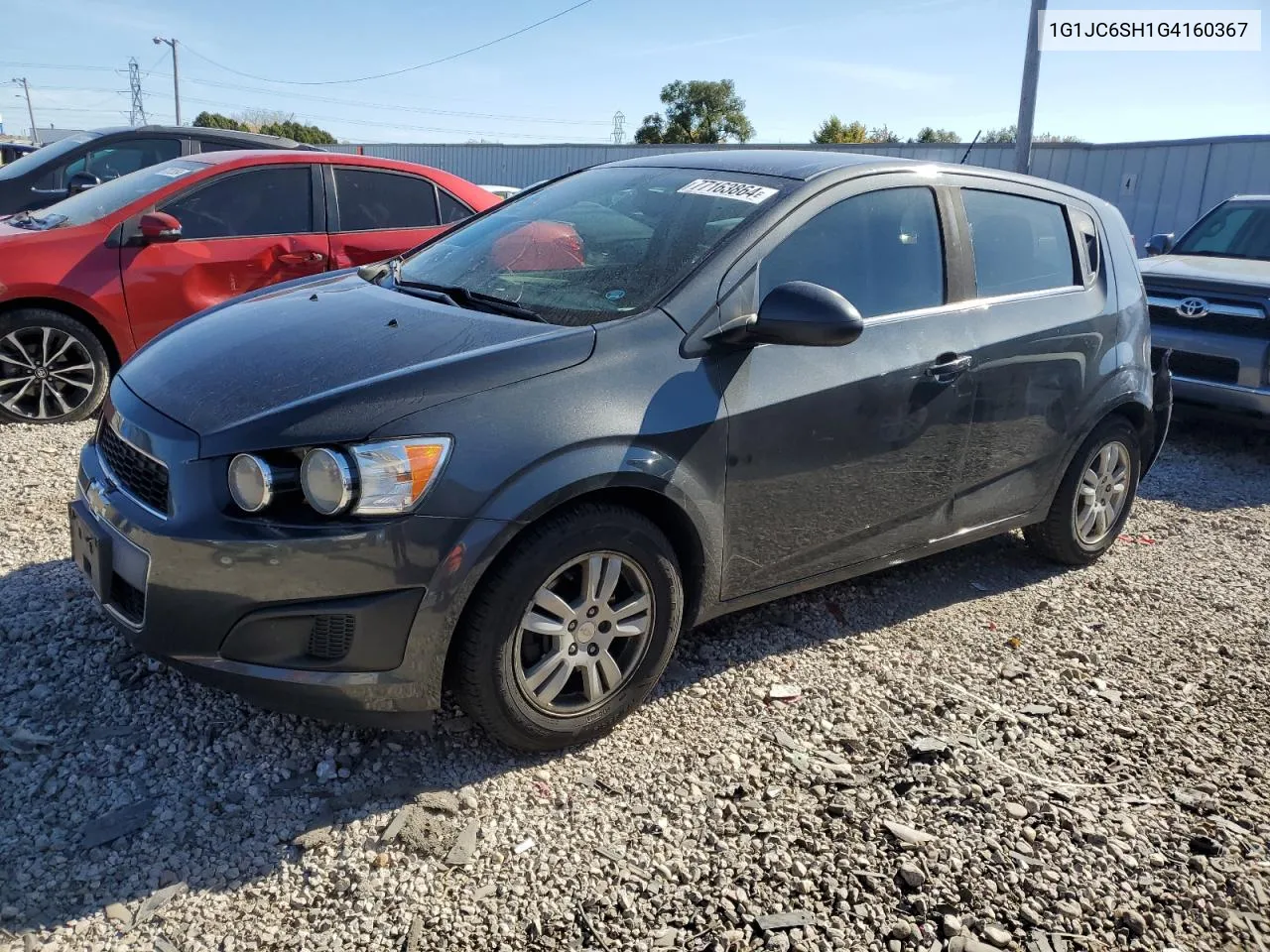 2016 Chevrolet Sonic Lt VIN: 1G1JC6SH1G4160367 Lot: 77163864