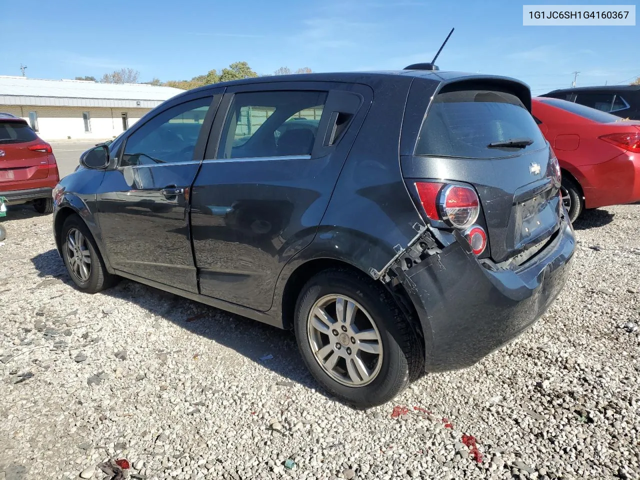 2016 Chevrolet Sonic Lt VIN: 1G1JC6SH1G4160367 Lot: 77163864