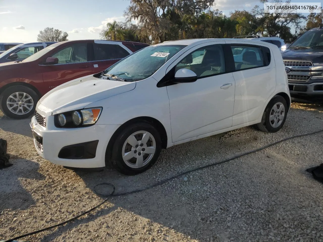 2016 Chevrolet Sonic Ls VIN: 1G1JA6SH4G4167867 Lot: 77231244