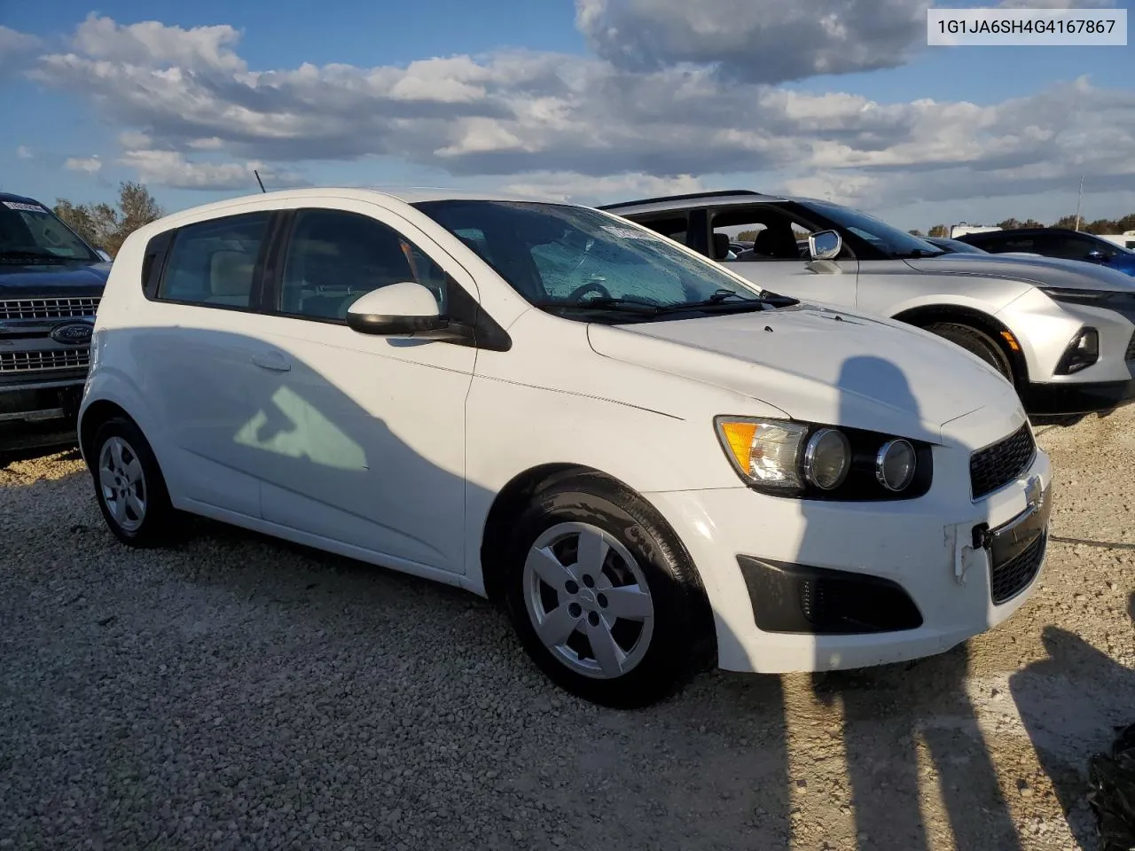 2016 Chevrolet Sonic Ls VIN: 1G1JA6SH4G4167867 Lot: 77231244