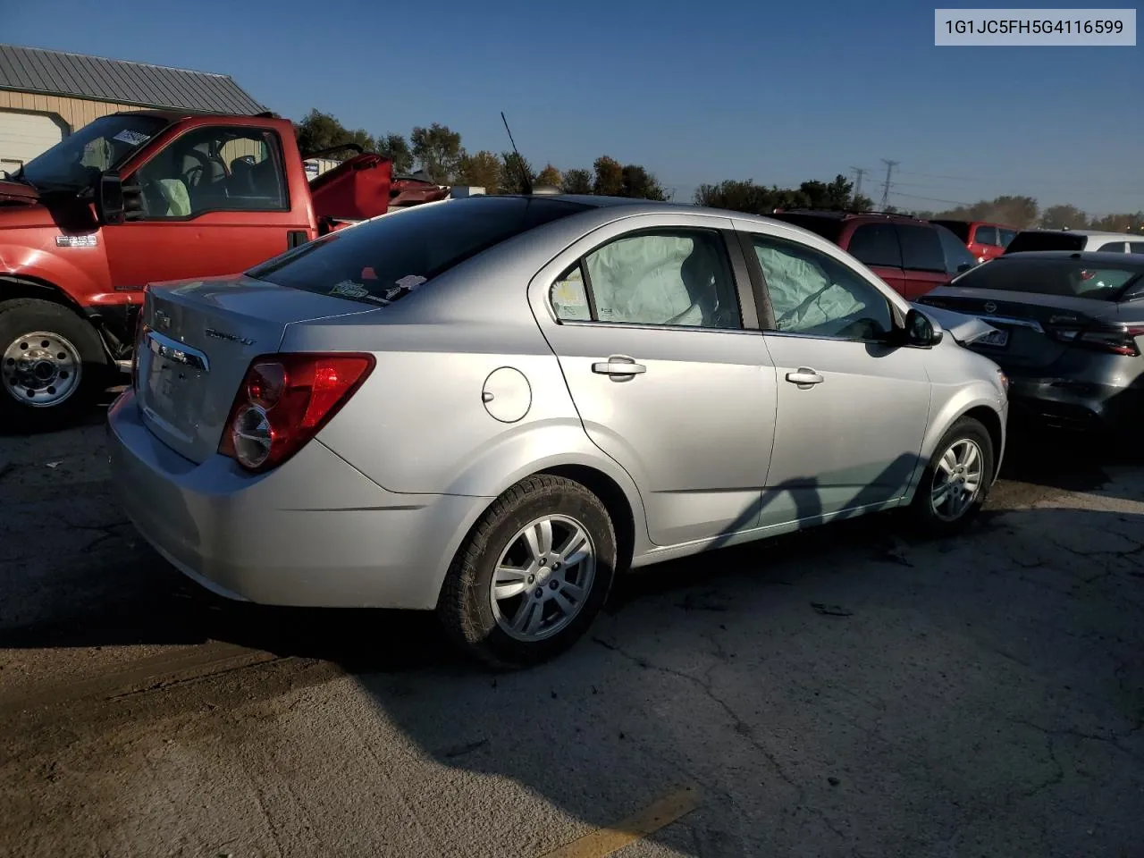 2016 Chevrolet Sonic VIN: 1G1JC5FH5G4116599 Lot: 77804074