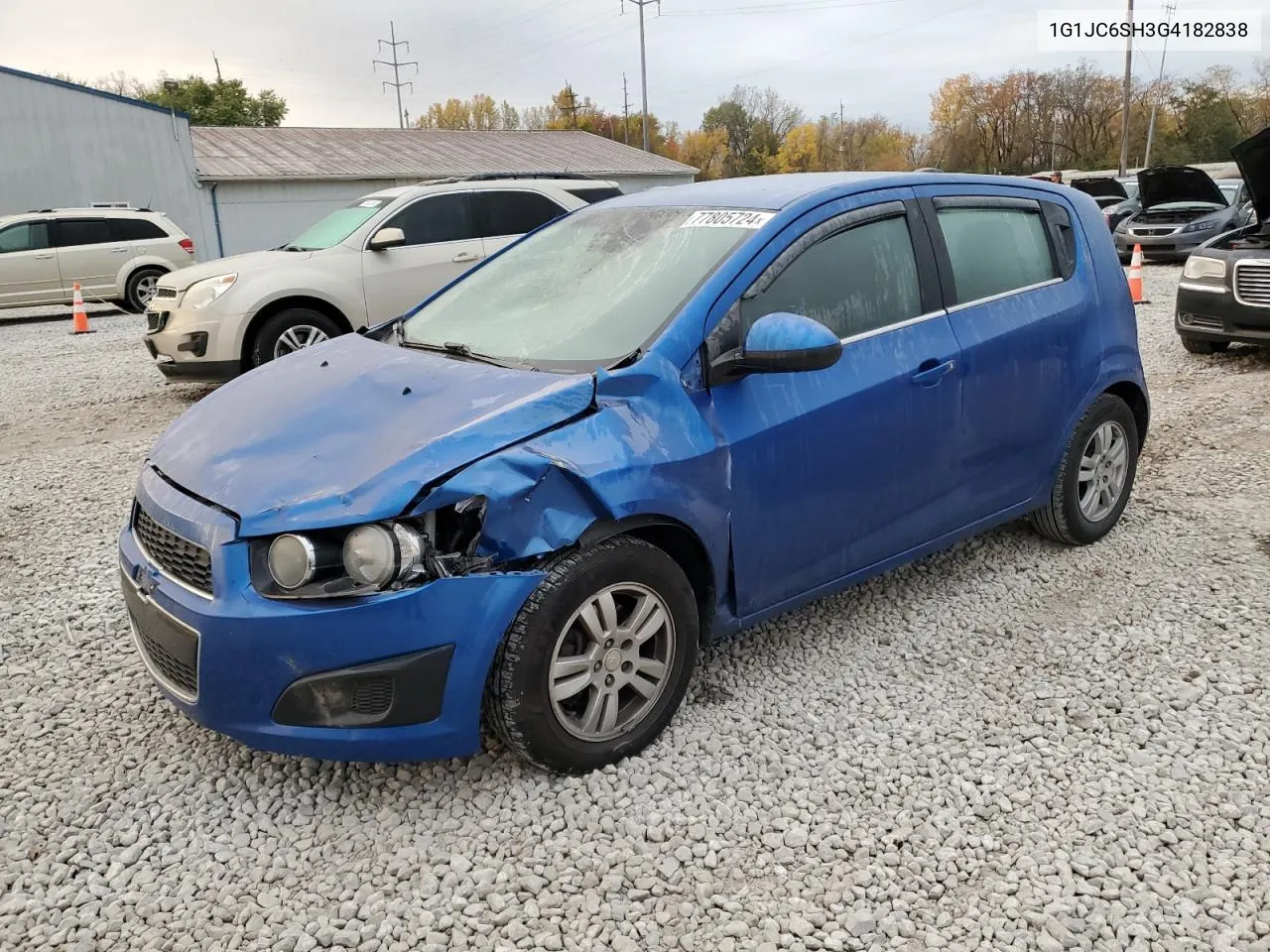 2016 Chevrolet Sonic Lt VIN: 1G1JC6SH3G4182838 Lot: 77805724