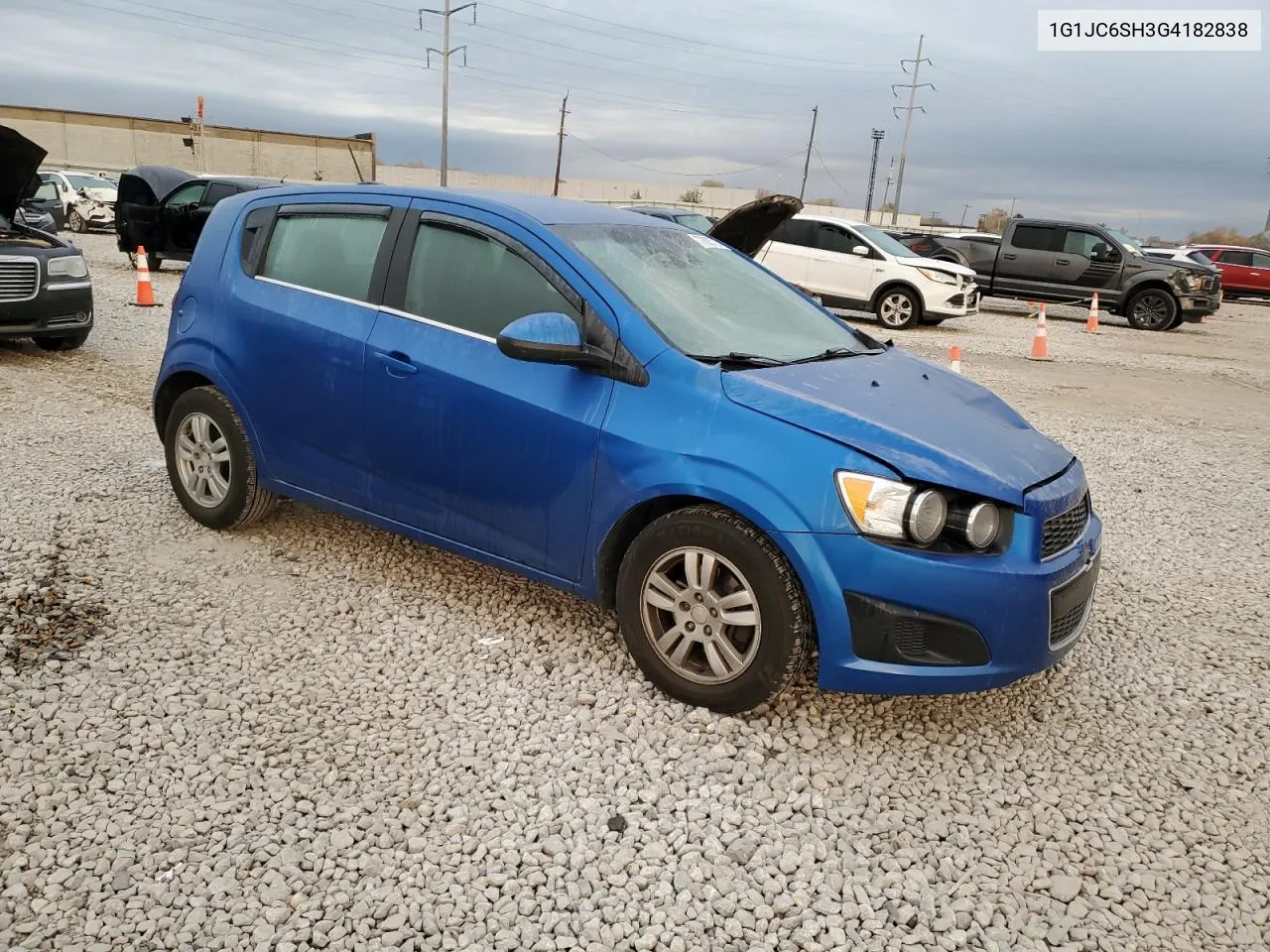 2016 Chevrolet Sonic Lt VIN: 1G1JC6SH3G4182838 Lot: 77805724