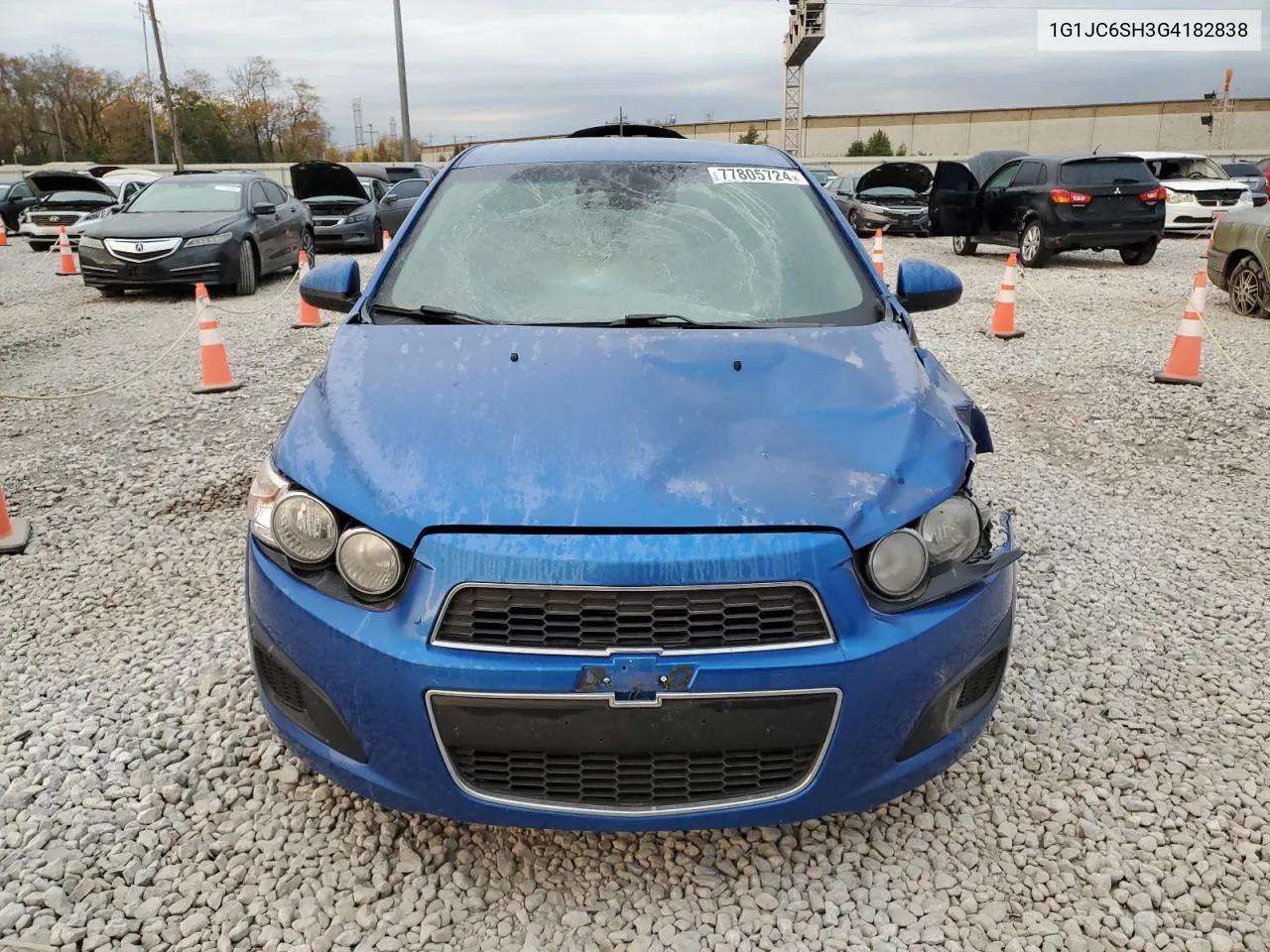 2016 Chevrolet Sonic Lt VIN: 1G1JC6SH3G4182838 Lot: 77805724