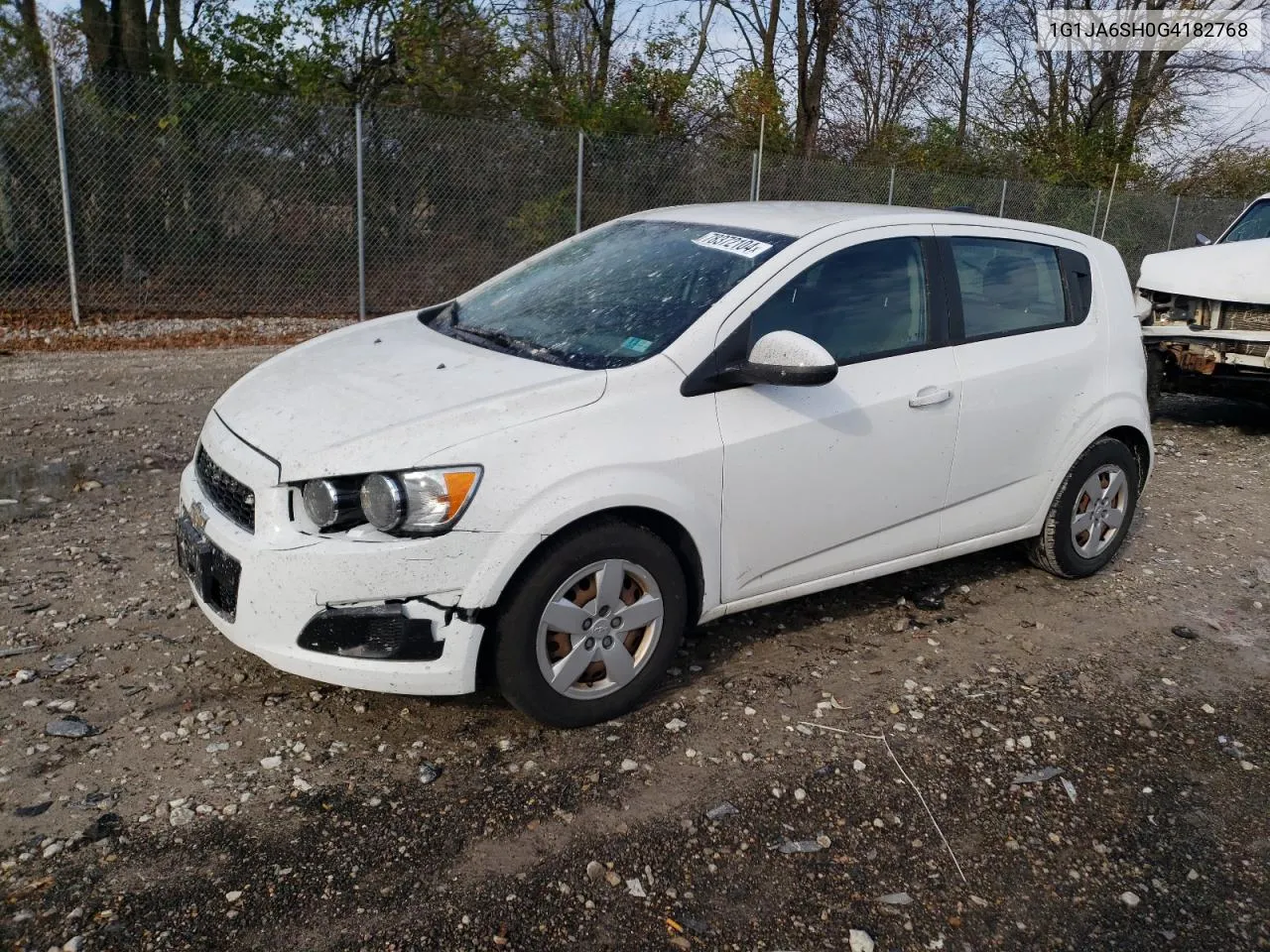 2016 Chevrolet Sonic Ls VIN: 1G1JA6SH0G4182768 Lot: 78372104