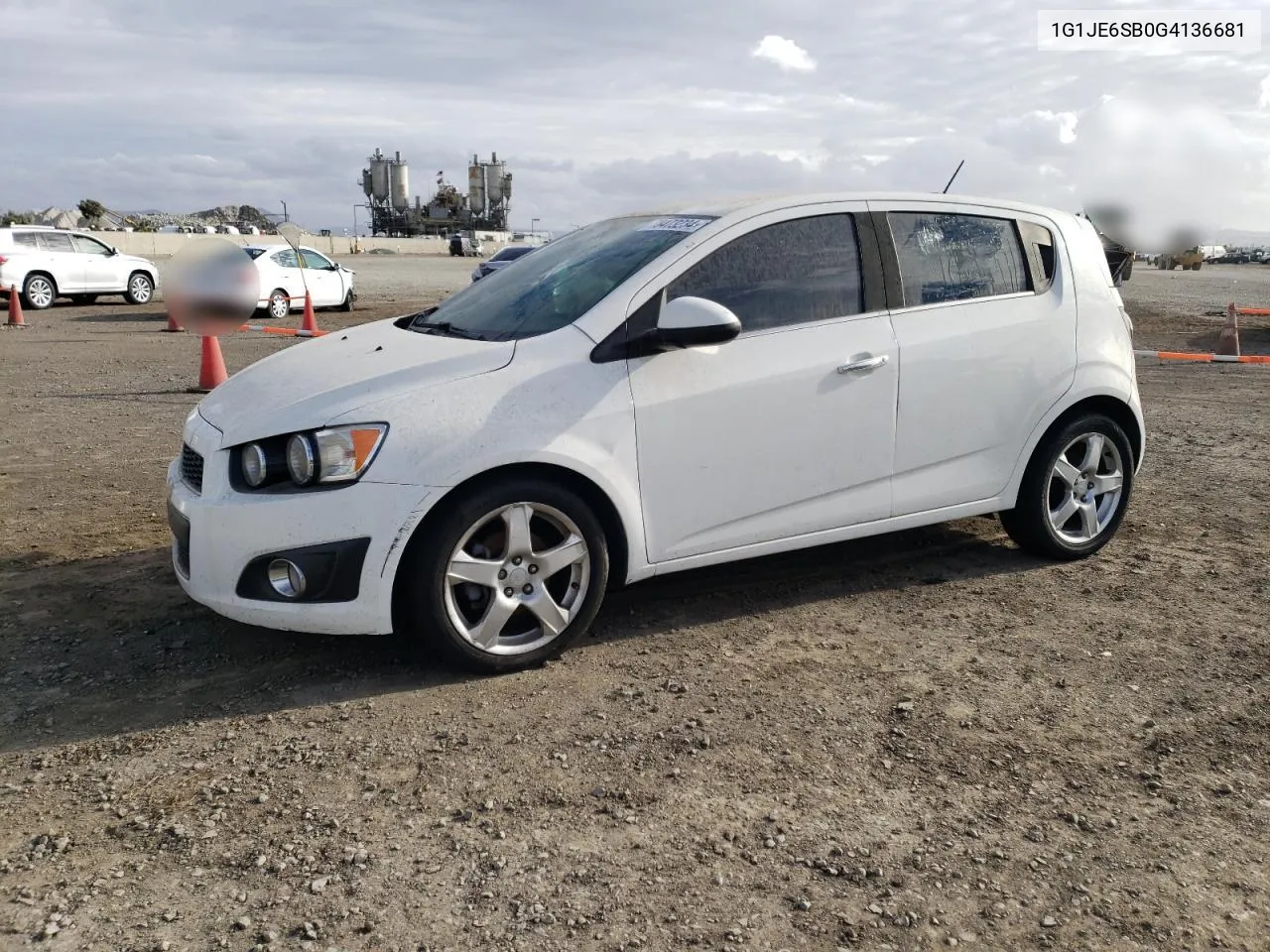 2016 Chevrolet Sonic Ltz VIN: 1G1JE6SB0G4136681 Lot: 78473234