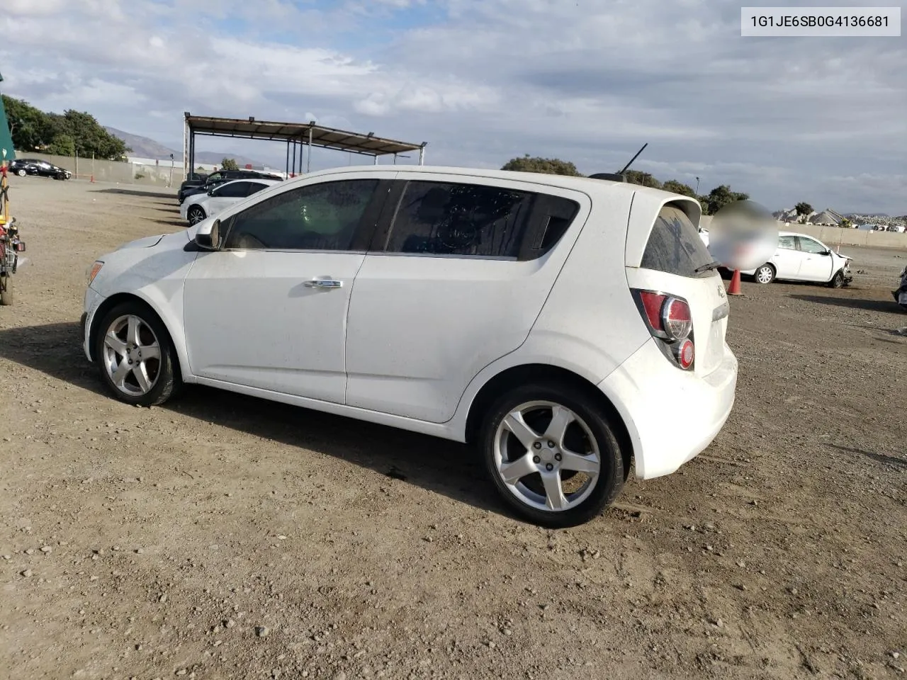 2016 Chevrolet Sonic Ltz VIN: 1G1JE6SB0G4136681 Lot: 78473234