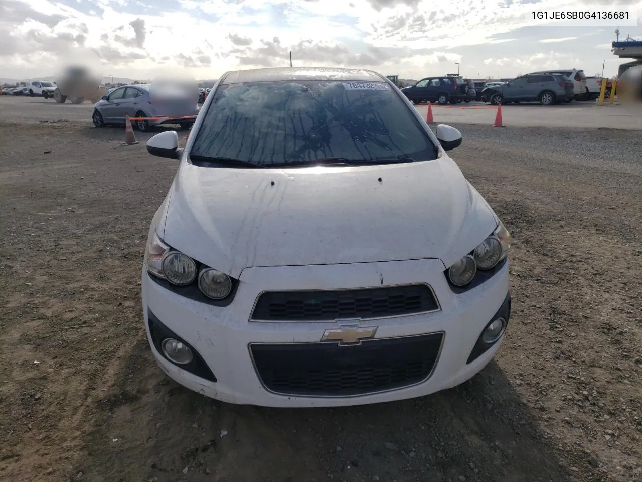 2016 Chevrolet Sonic Ltz VIN: 1G1JE6SB0G4136681 Lot: 78473234