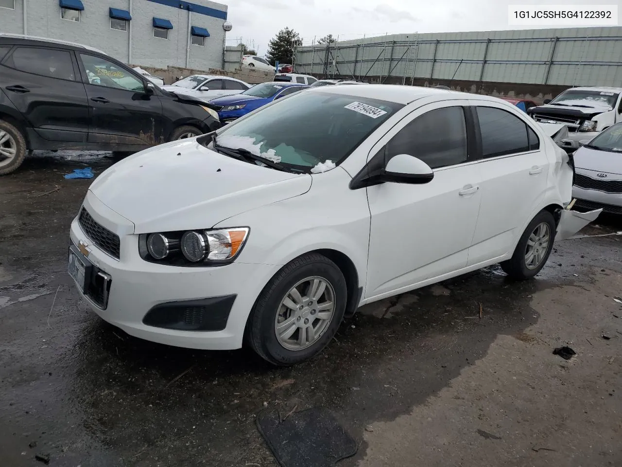 2016 Chevrolet Sonic Lt VIN: 1G1JC5SH5G4122392 Lot: 79194694