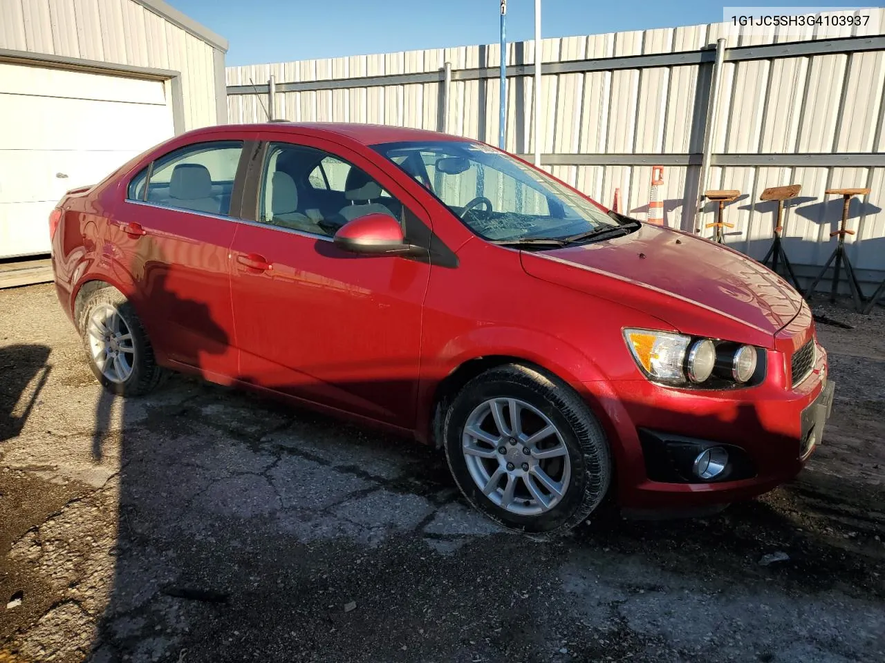 2016 Chevrolet Sonic Lt VIN: 1G1JC5SH3G4103937 Lot: 79802594