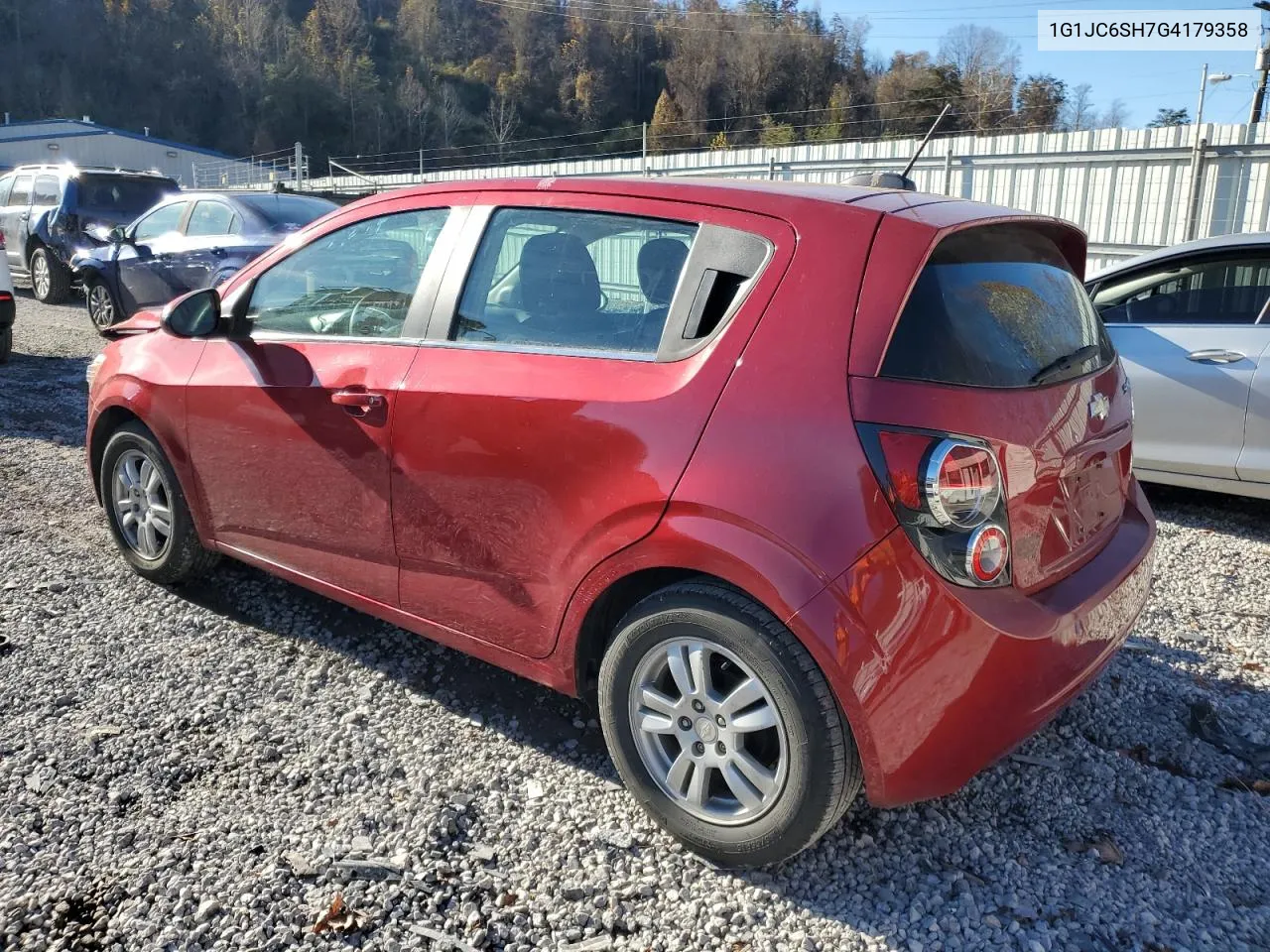 2016 Chevrolet Sonic Lt VIN: 1G1JC6SH7G4179358 Lot: 79841884