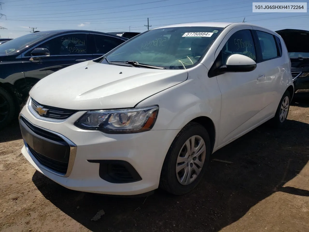 2017 Chevrolet Sonic VIN: 1G1JG6SHXH4172264 Lot: 51750884