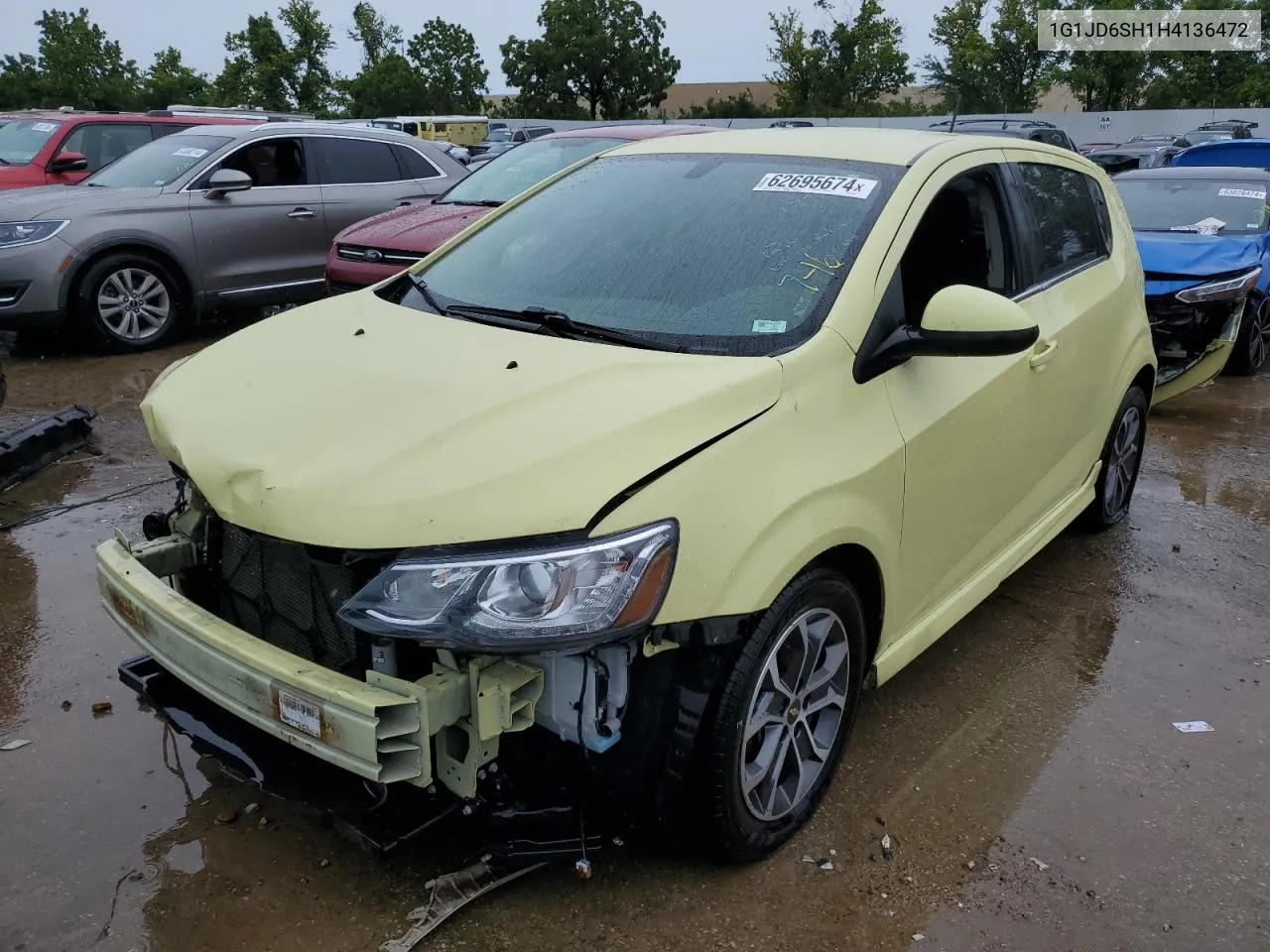 2017 Chevrolet Sonic Lt VIN: 1G1JD6SH1H4136472 Lot: 62695674