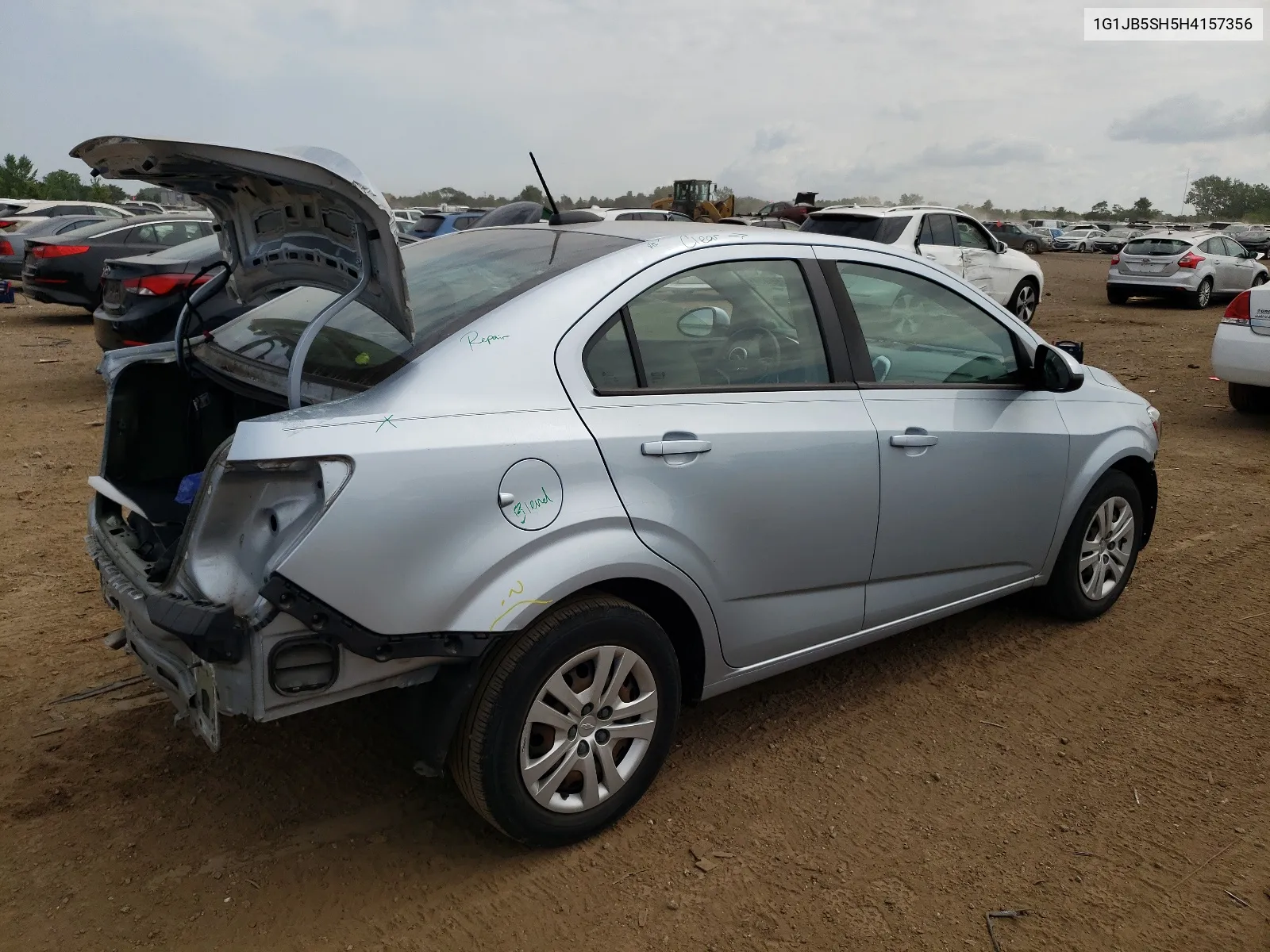 1G1JB5SH5H4157356 2017 Chevrolet Sonic Ls