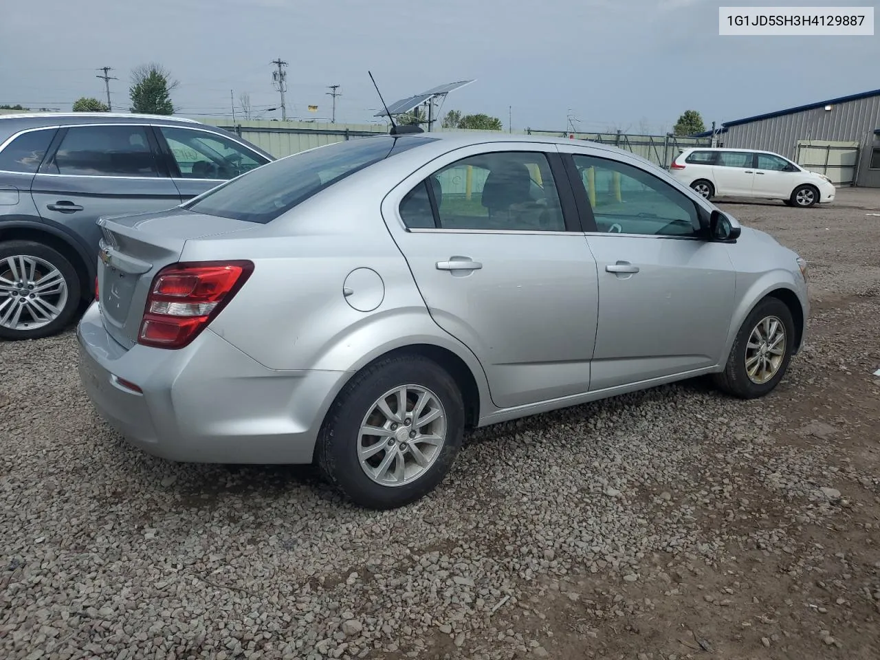 2017 Chevrolet Sonic Lt VIN: 1G1JD5SH3H4129887 Lot: 64136034