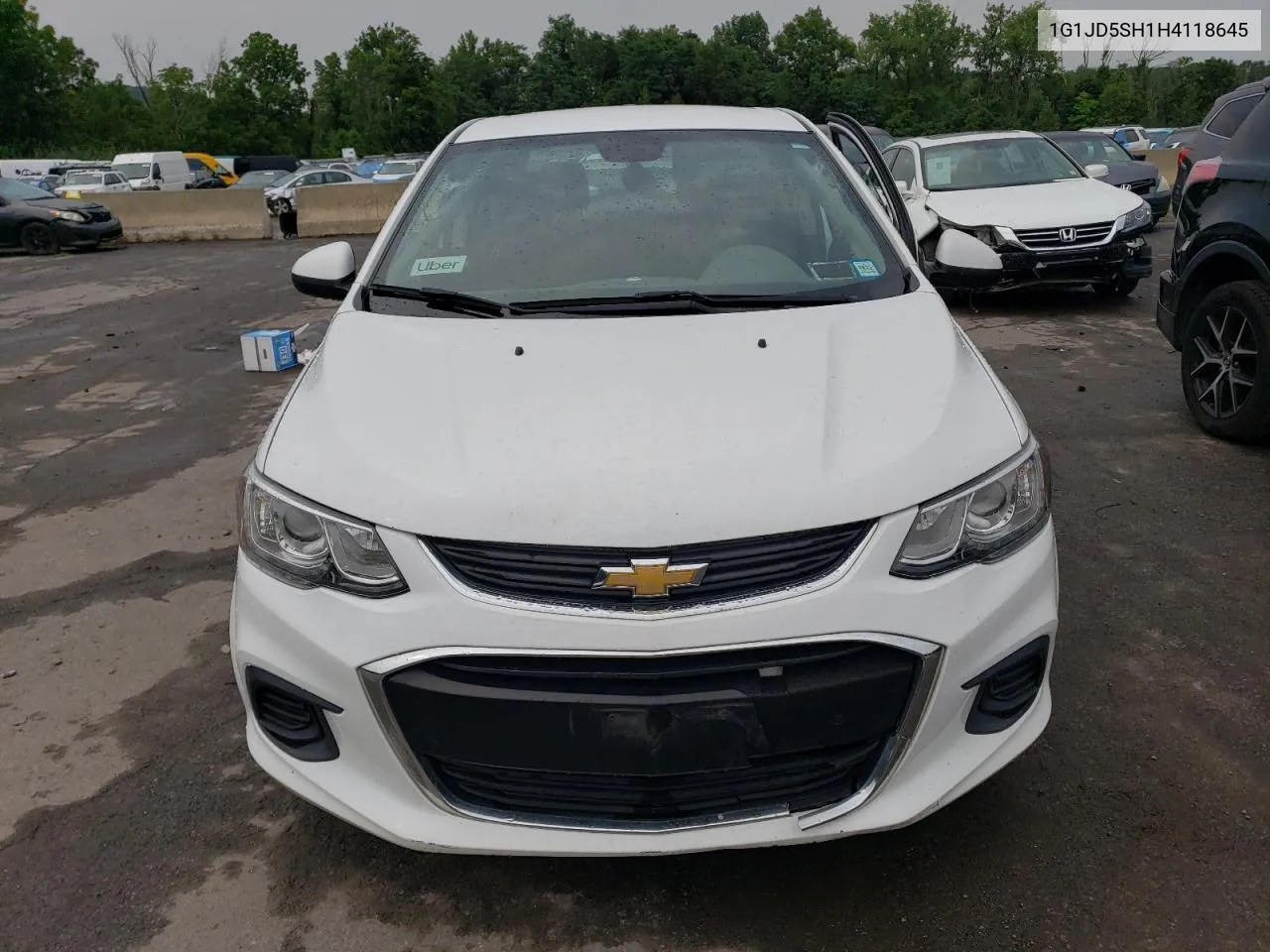 2017 Chevrolet Sonic Lt VIN: 1G1JD5SH1H4118645 Lot: 65724204