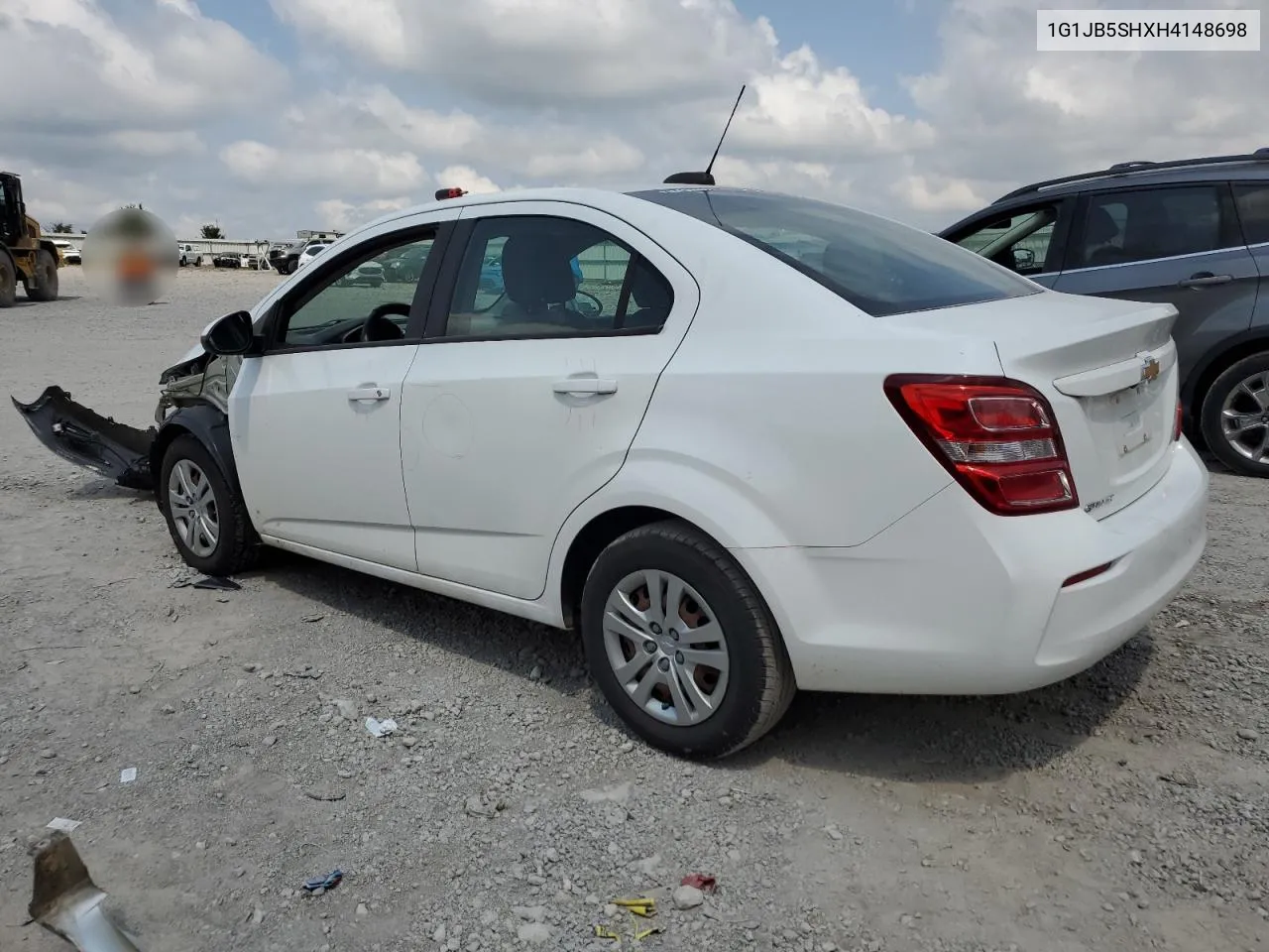 1G1JB5SHXH4148698 2017 Chevrolet Sonic Ls