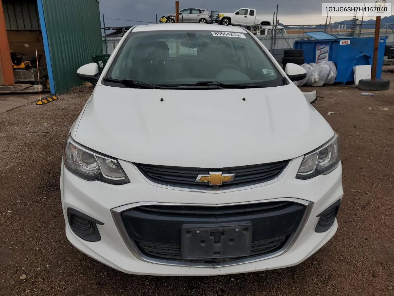 2017 Chevrolet Sonic VIN: 1G1JG6SH7H4167040 Lot: 69964244