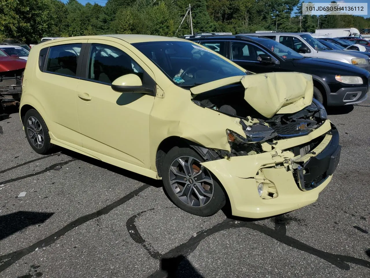 2017 Chevrolet Sonic Lt VIN: 1G1JD6SG5H4136112 Lot: 70374914