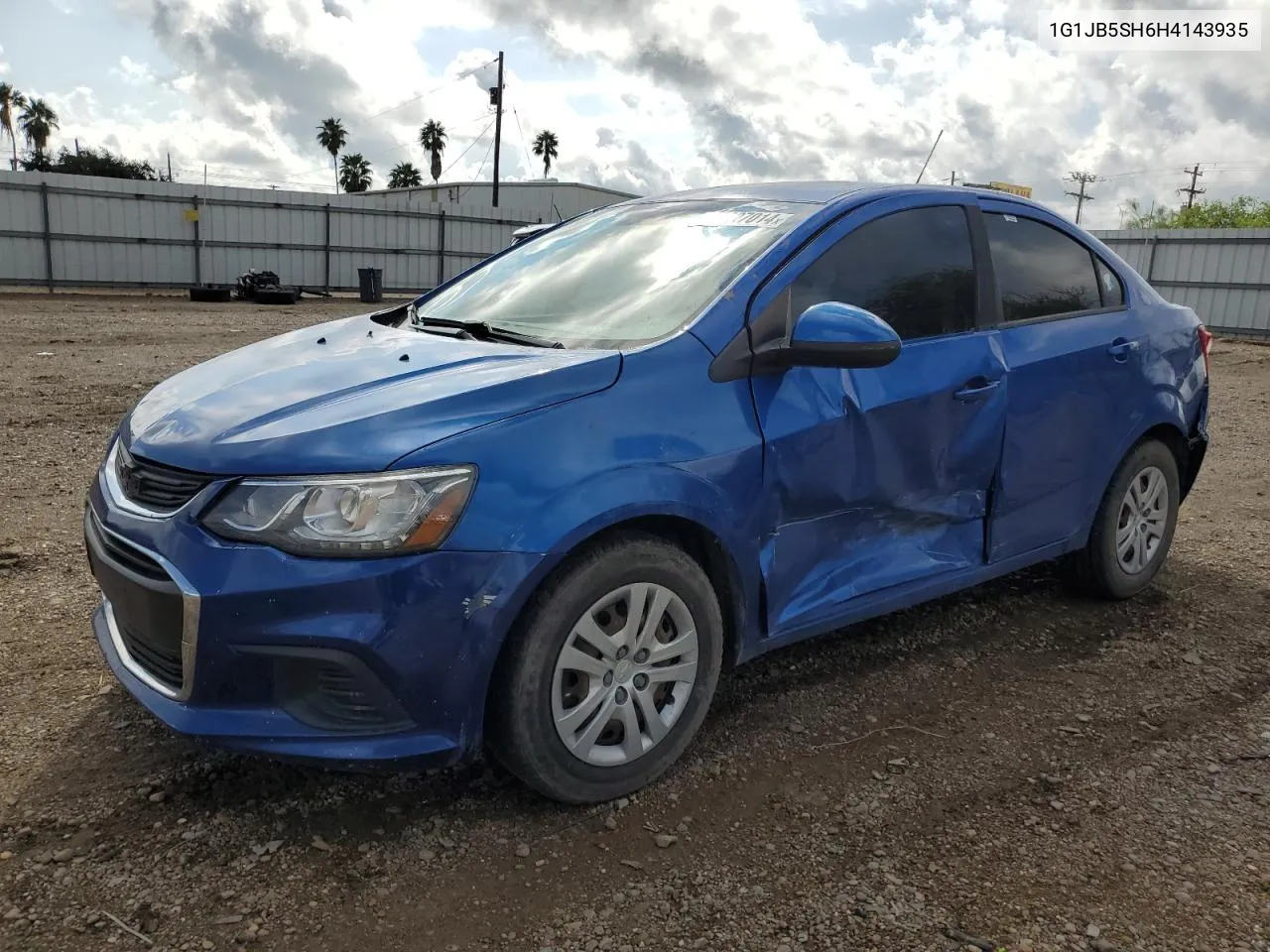 1G1JB5SH6H4143935 2017 Chevrolet Sonic Ls