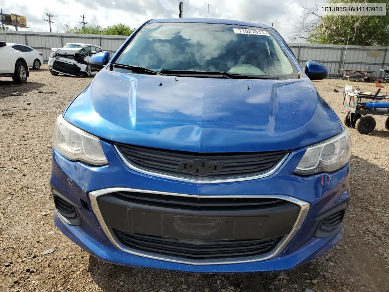 1G1JB5SH6H4143935 2017 Chevrolet Sonic Ls