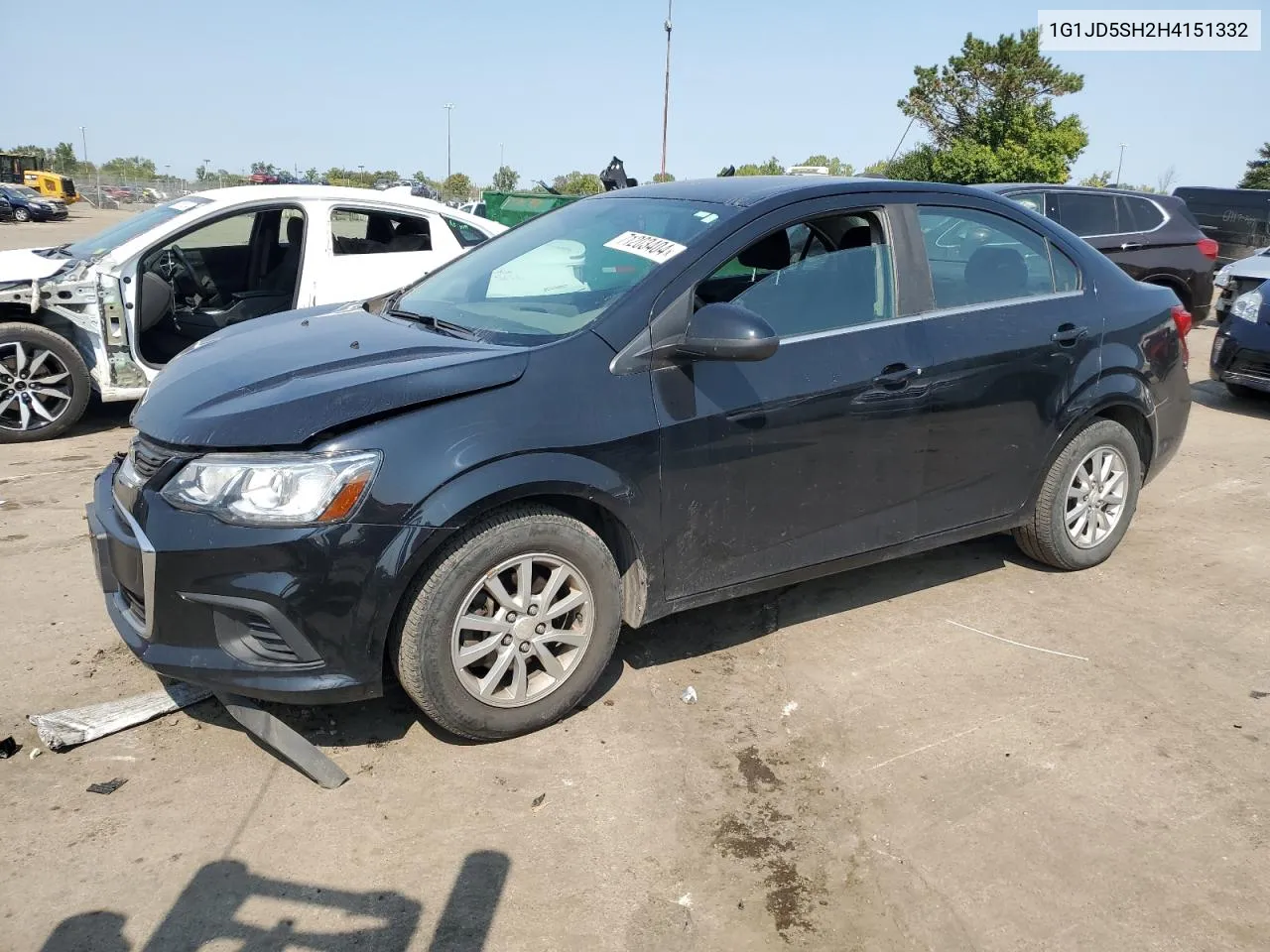 2017 Chevrolet Sonic Lt VIN: 1G1JD5SH2H4151332 Lot: 71203404